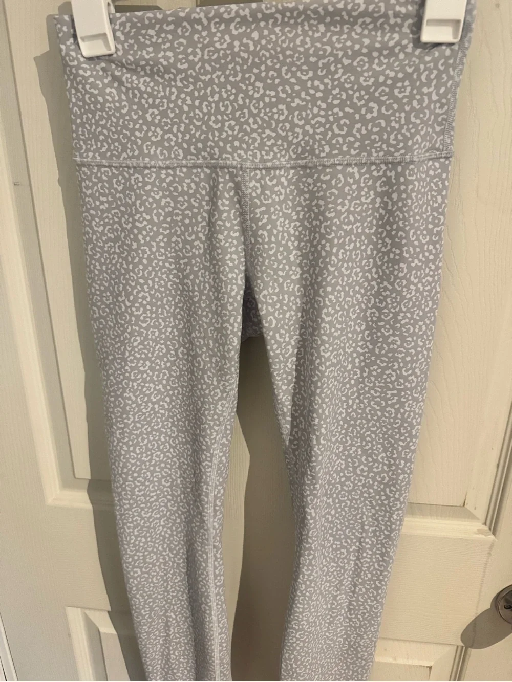 Lululemon Women Wunder Train HR TightLegging 25” LDSM GrayWhite 6 New Leopard